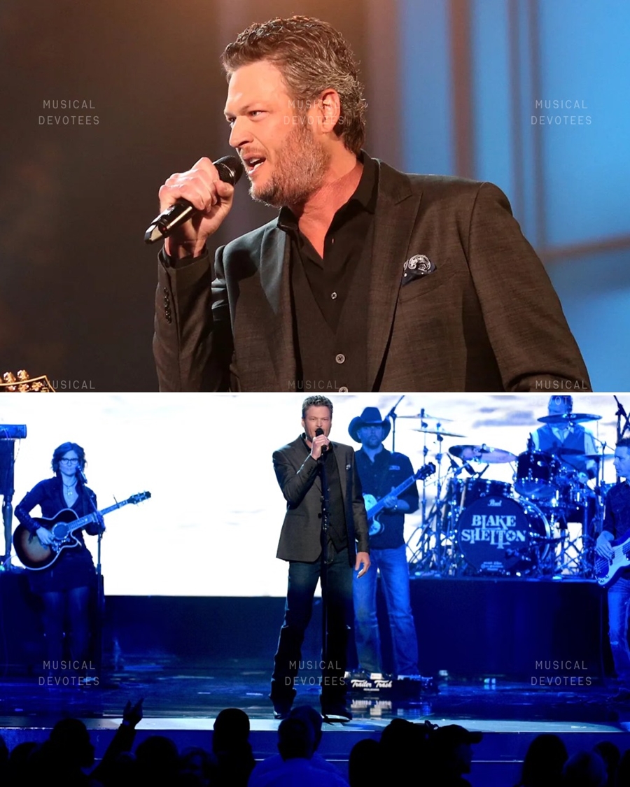 Blake Shelton took the stage at the ACM Awards and poured his heart